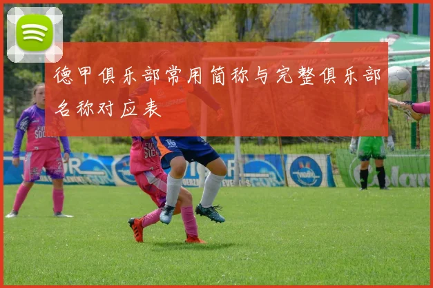 德甲俱乐部常用简称与完整俱乐部名称对应表