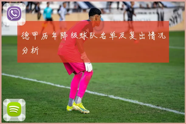 德甲历年降级球队名单及复出情况分析